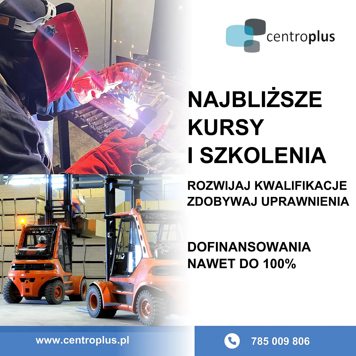 Kursy zawodowe i szkolenia marzec i kwiecień 2026 w Centro Plus