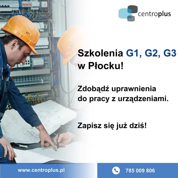 Szkolenia G1, G2, G3 – kursu elektryczne SEP w Płocku 2026 Szkolenia G1, G2, G3 - kursy elektryczne SEP w Płocku 2026