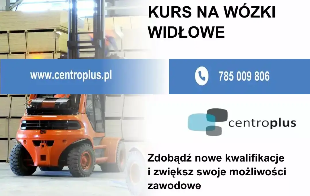 Kurs na wózki widłowe Włocławek Płock