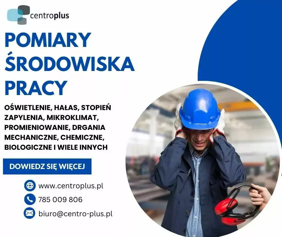 Pomiary środowiska pracy Włocławek, Płock, Toruń